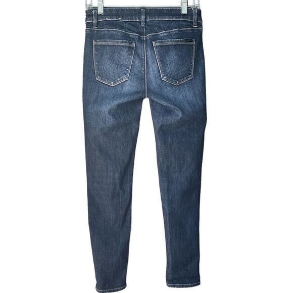 White House Black Market The Skimmer Distressed Straight Jean Size 2 - Picture 2 of 7